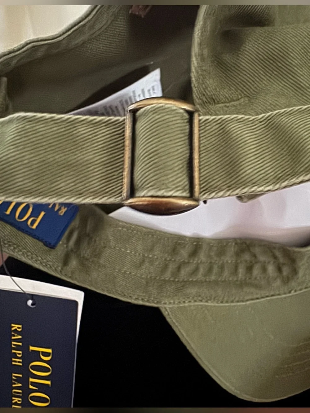 Polo ralph Lauren The Iconic Cotton Chino Ball Cap COLOR Canopy Olive